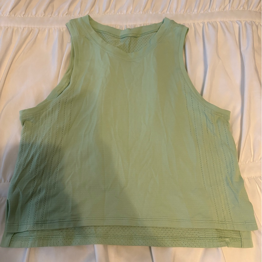 Lululemon Green Sleeveless Tank